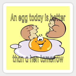 Egg-ceptional Today: Playful Design with a Fun Egg and Inspiring Quote Sticker